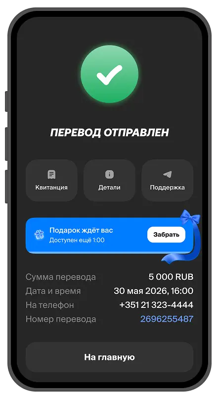 Ваш перевод отправлен